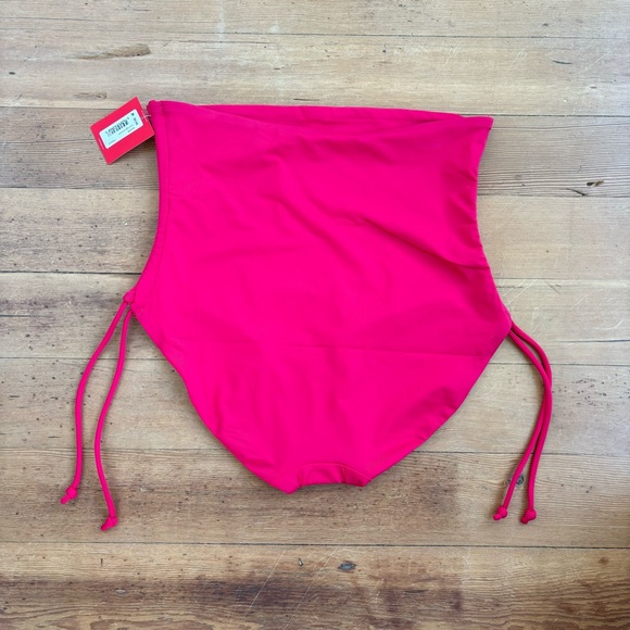 Spanx 50126R Women's Sz M Hibiscus Pink Adjustable High-Rise Swim Brief Bottoms - Picture 5 of 8